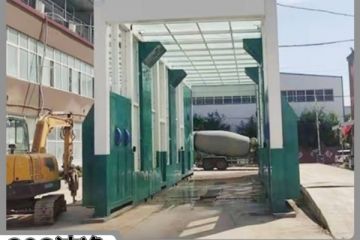 商用龍門(mén)式半掛車(chē)洗車(chē)機-全覆蓋無(wú)死角清洗[隆茂鑫晟]