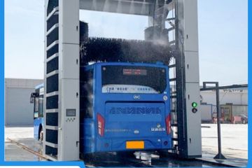大巴車(chē)全自動(dòng)洗車(chē)機傷車(chē)漆嗎[隆茂鑫晟]